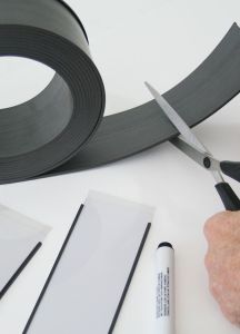 Magnetische labelhouder op rol - 70mm x 5 meter