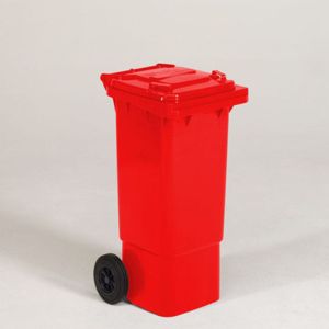 Container 80 liter, rood