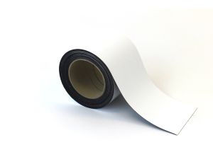Uitwisbare magnetische tape - 100 mm, wit