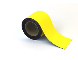 Uitwisbare magnetische tape - 100 mm, geel