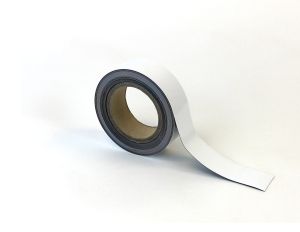 Uitwisbare magnetische tape - 40 mm, wit