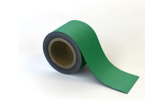 Beschrijfbare magneettape - 90 mm, groen