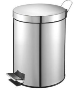 Pedaalemmer 5 liter, RVS