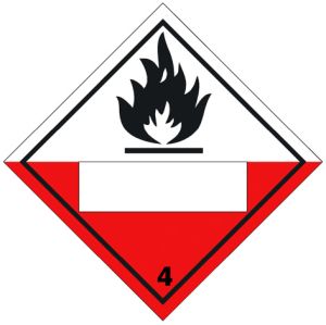 Pictogram gevaarlijke goederen voor wegtransport (HWDP12)