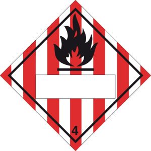 Pictogram gevaarlijke goederen voor wegtransport (HWDP13)