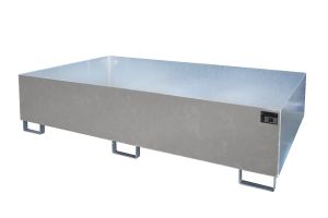 Verzinkte lekbak voor stelling 2150x1300x505 mm