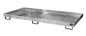 Verzinkte lekbak voor stelling 2650x1300x206 mm