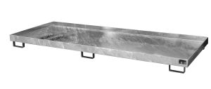 Verzinkte lekbak voor stelling 3250x1300x192 mm