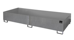 Verzinkte lekbak voor stelling 3250x1300x380 mm