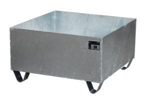 Verzinkte opvangbak 800 x 800 x 465 mm
