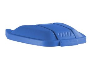 Deksel mobiele container, blauw