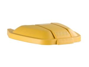 Deksel mobiele container, geel