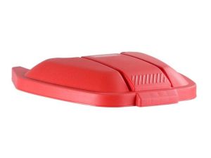 Deksel mobiele container, rood