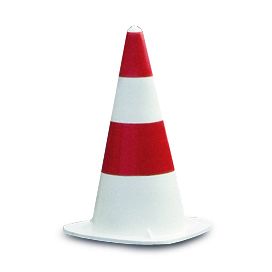 Verkeerskegel JUNIOR, rood/wit 510mm