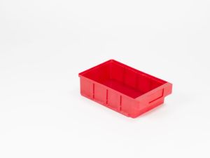 Stellingbak 300x186x83 mm voor 4 vakken, rood (VKB 300-186.3)