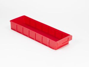 Stellingbak 600x186x83 mm voor 7 vakken, rood (VKB 600-186.3)