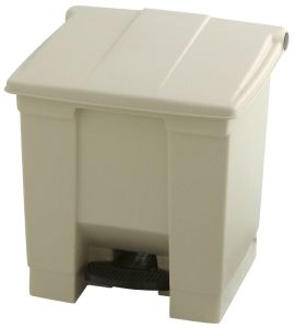 Step-On container 30 liter, Rubbermaid, beige