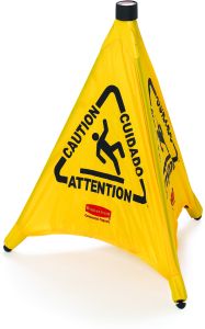 Pop-up-kegel 76,2 cm, Rubbermaid, geel