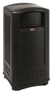 Landmark Junior container 132,5 ltr, Rubbermaid, zwart