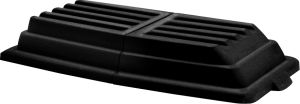 Deksel Tilt Truck 0,6 m3, Rubbermaid, zwart