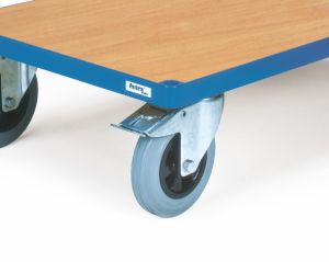 Wielen met massief-streeploos-rubber 2185 FE