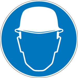 Veiligheidshelm verplicht