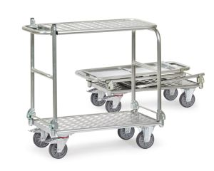 Opklapbare aluminium tafelwagen KW 15, laadvlak 900x600 mm