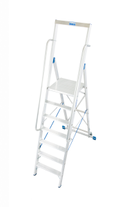 Verrijdbare trapladder met 7 treden - Stabilo 127778
