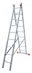 Aluminium reformladder 2x9 sporten - MONTO 129475