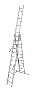 Aluminium reformladder 3x12 sporten - MONTO 129703