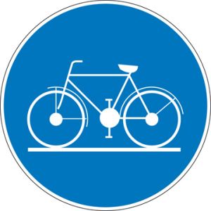 Fietsers toegelaten
