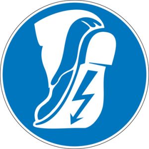 Geleidende schoenen verplicht