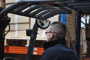 Achteruitkijkspiegel voor heftrucks 