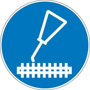 Messen olien voor ingebruikname Sticker diameter 100 mm