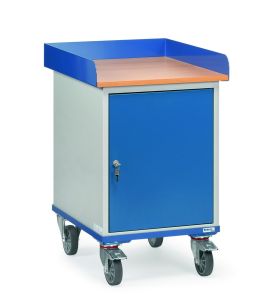 Verrijdbare kast 2445 met schrijfblad