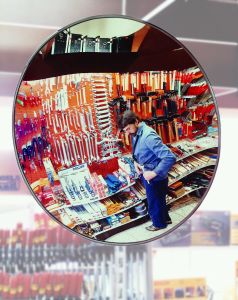 Ronde observatiespiegel 'DETECTIVE'