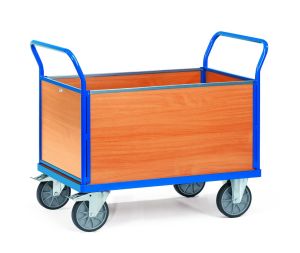 Platformwagen 2550, 2551, 2552, 2553 met 4 gesloten wanden