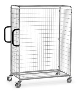 Achterwand voor orderpickkar, laadvlak 850 lang - totale hoogte 1230