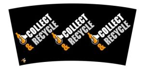 Wikkel voor PETman zwart