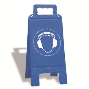 Waarschuwingsbord (blauw)