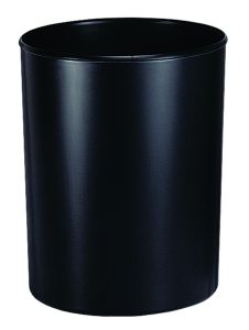 Vuurbestendige papierbak met inzet 13 liter, zwart