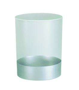 Vuurbestendige papierbak met inzet 20 liter, grijs