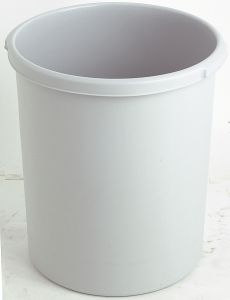 Kunststof papierbak, 30 liter, grijs