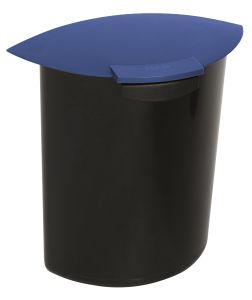 Inzet 6 liter met deksel A, zwart, blauw