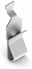 600 stuks Legborddrager 40 mm vzk zilverkleurig voor stalen legborden met 40 mm rand
