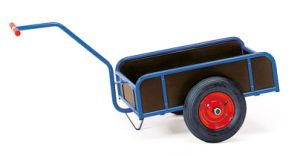 Handtrekwagen 4109 met massief rubber banden, laadvlak 1145x545 mm