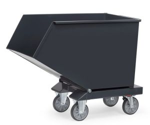 Kiepbak 4702 in antracietgrijs, 450 liter, 750 kg draagvermogen