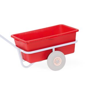Kunststof bak t.b.v. handtrekwagen 4101 rood, 90 ltr.