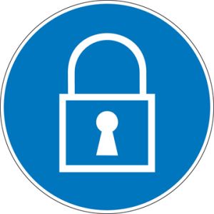 Gebruik van hangslot verplicht