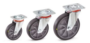 TPE-ESD-Zwenkwiel, 125 mm